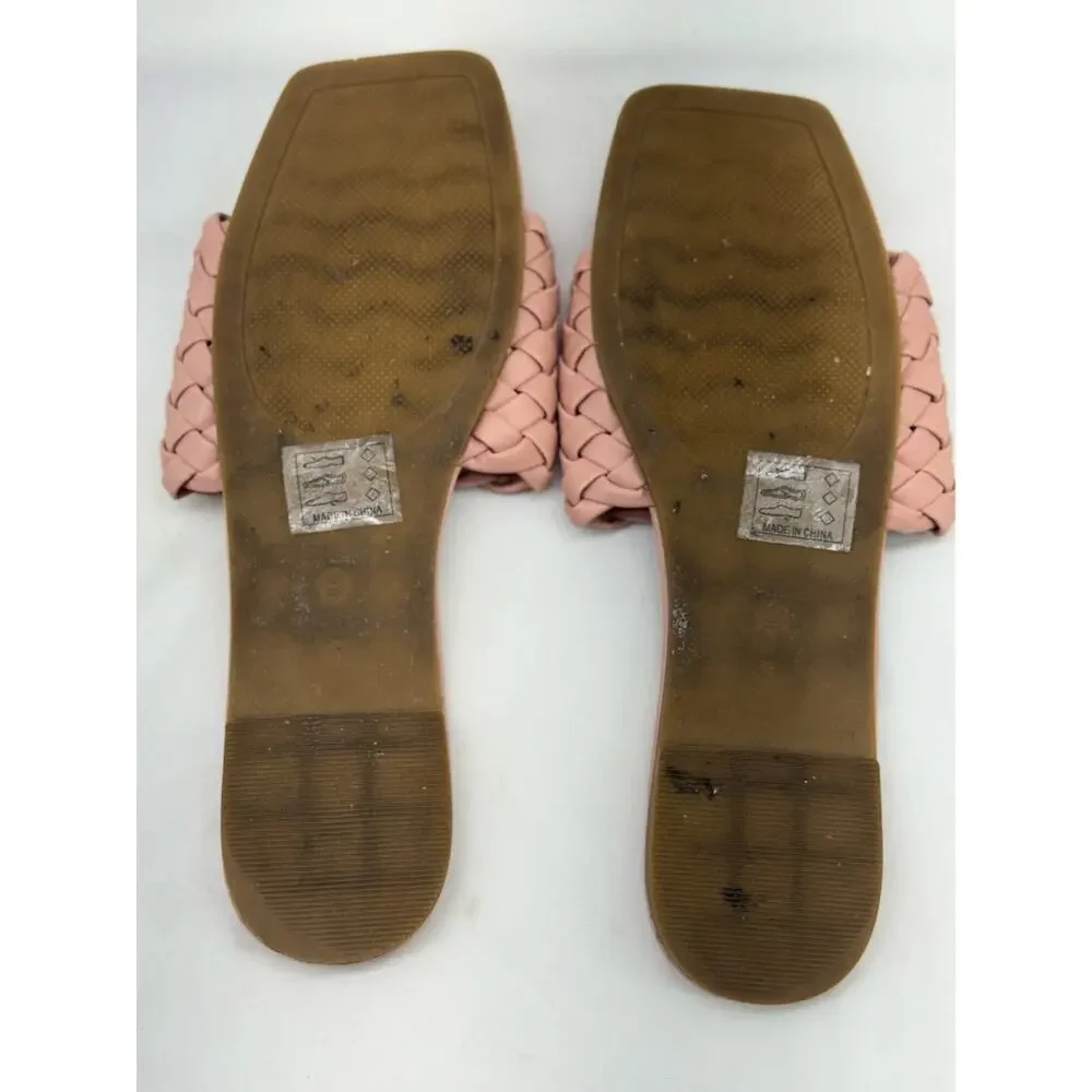 comfortable A.S.N.Y Pink slip on sandle 9